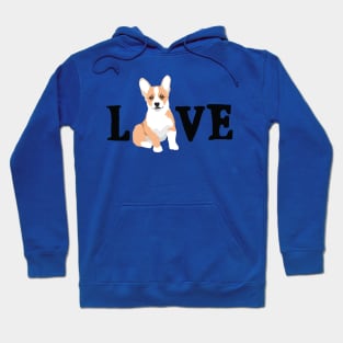 Pembroke Welsh Corgi Puppy LOVE Hoodie